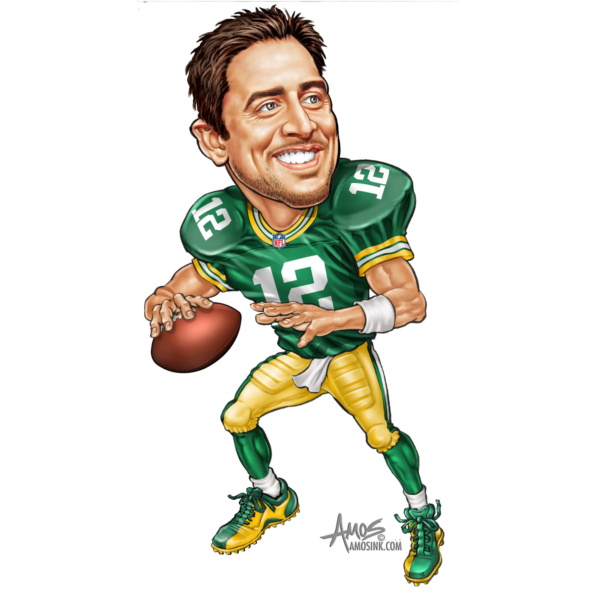 Sports Caricatures – Allison Smith – Amosink Illustration & Design